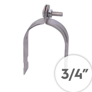 Abrazadera Riel de 3/4" Galv - WFABG002