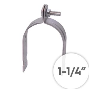 Abrazadera Riel de 1-1/4" Galv - WFABG01