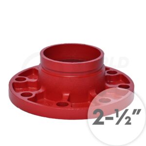 Flanche Adaptador PN16 2-1/2 pulg - UL/FM Pintado - WFFPN1602