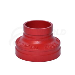 Reduccion concentrica Ranurada 4 * 1-1/2 pulg - UL/FM Pintado - WFRC07