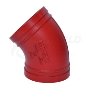 Semicodo Ranurado 45° * 2" Cert UL/FM - Psi 300/mpa 2.5 - Pintado - WFC4502