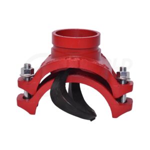 Tee mecanica Ranurada de 4 * 2 pulg - UL/FM Pintada - WFTMR08